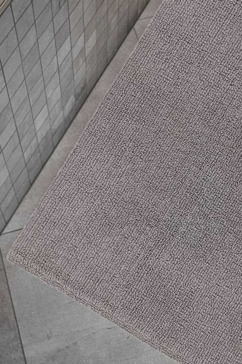 Schöner Wohnen Kollektion Badteppich Uni Hellgrau , 40 x 60 cm, 1940015190042/18853