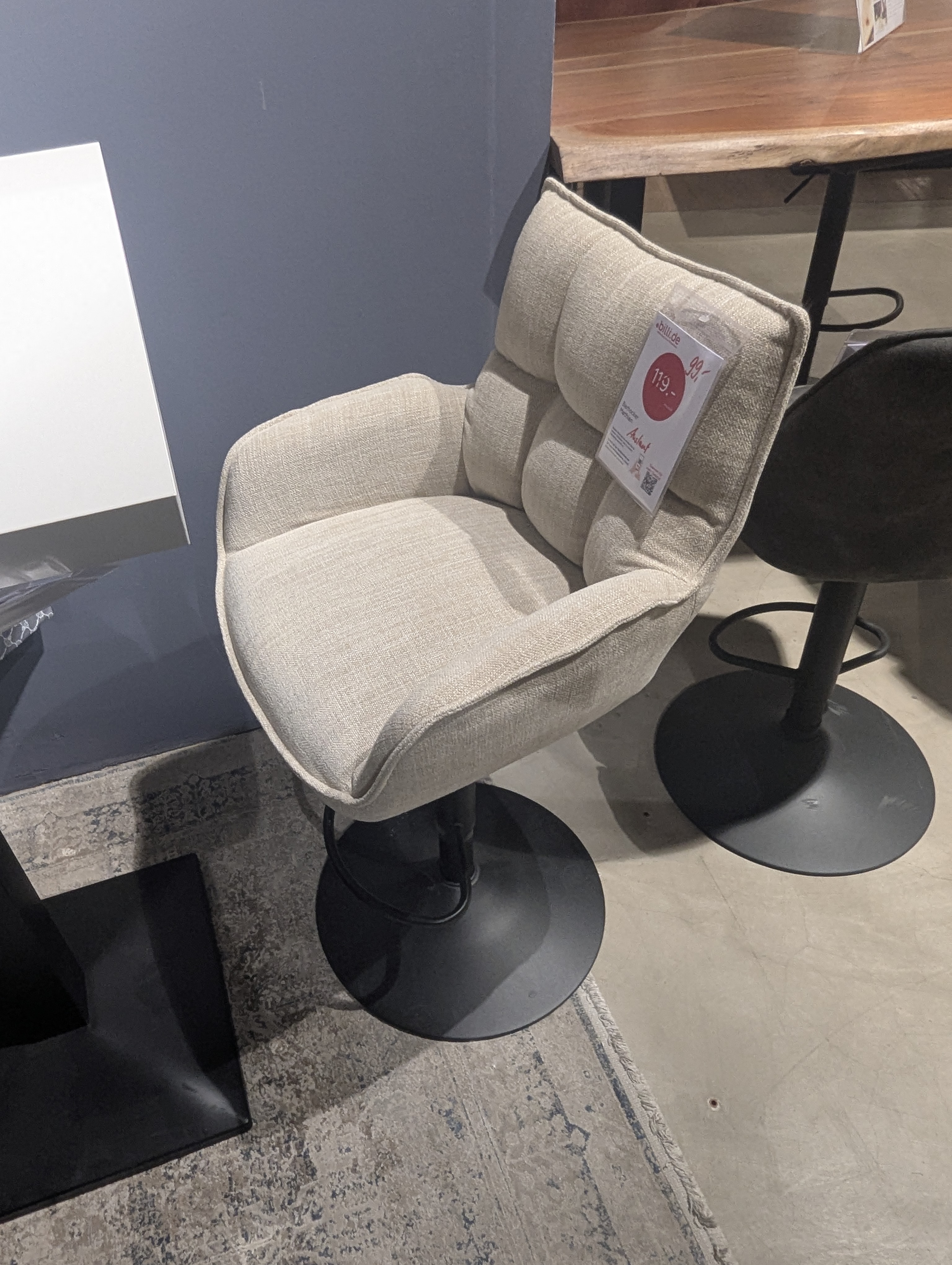 Unique Furniture Barhocker MATHIAN - AUSSTELLUNGSSTÜCK