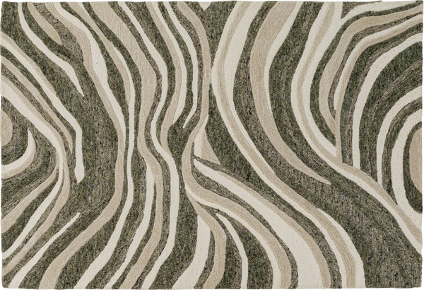 Teppich grau - 200 x 300 cm - KARE Shape Wave
