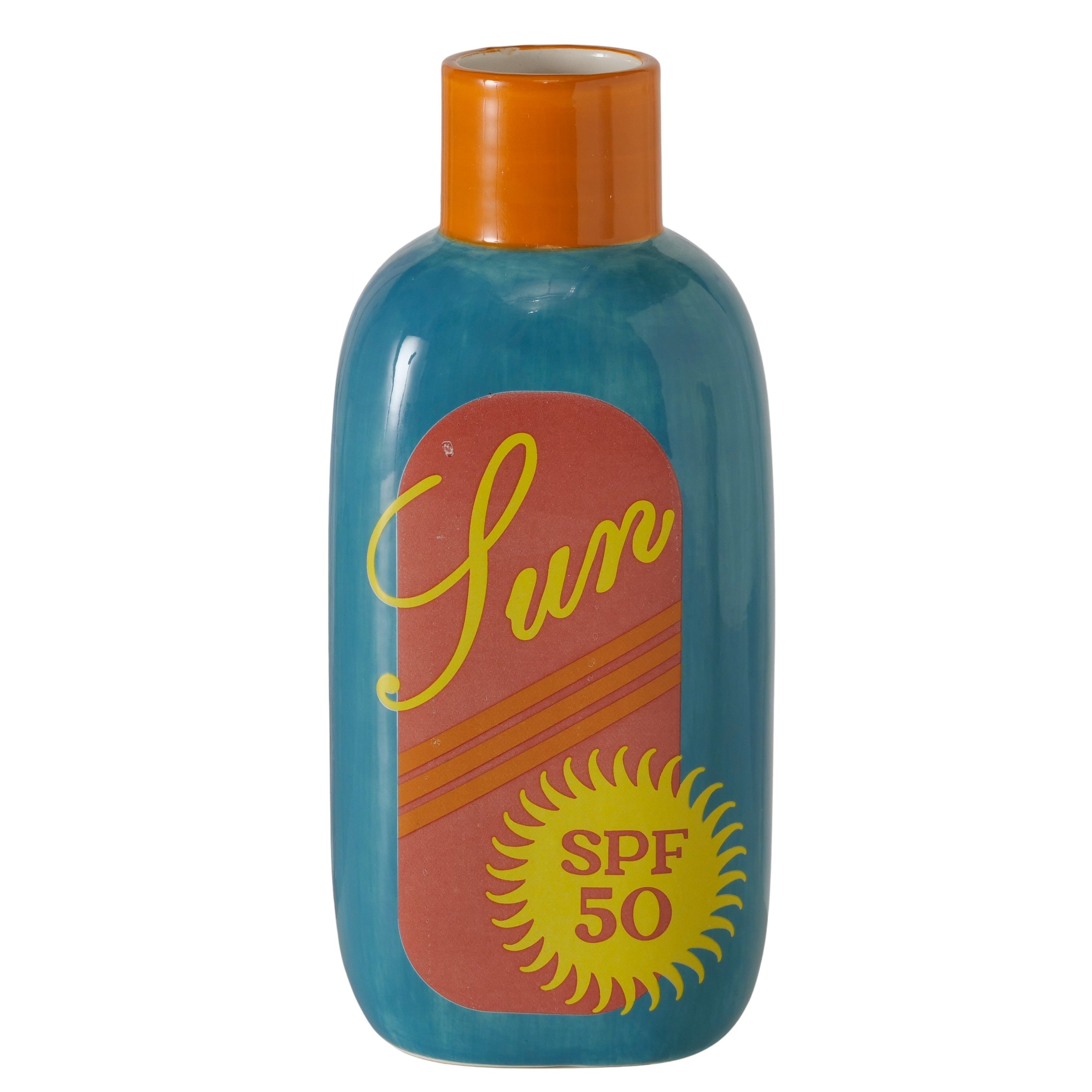 Boltze Vase Sole – Moderne Keramikvase im sommerlichen SUN‑Design