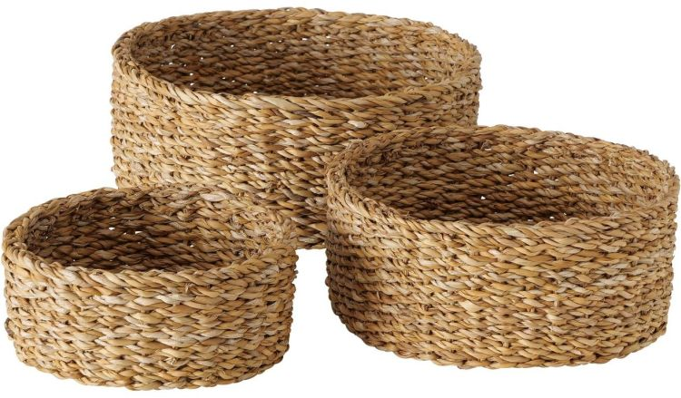 Korb  Seegras braun -  20 x 8 x 20 cm - Boltze Sophy Natur