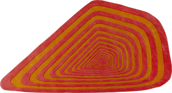 Teppich orange - 170 x 240 cm - KARE Electric Diamond Orange