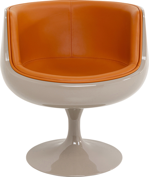 Drehstuhl orange - KARE Club Orange
