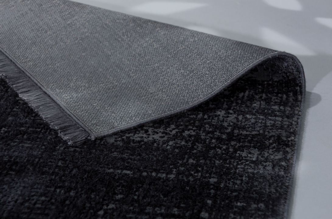 Schöner Wohnen Kollektion Teppich Velvet dunkelgrau 140 x 200 cm