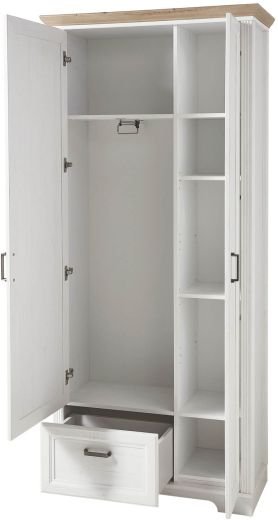 Innostyle Garderobenschrank Jasmin Pinie hell 93 x 204 cm