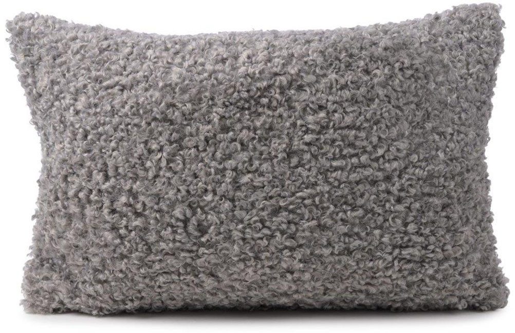Kissen gefüllt 30x50cm silber - Rolf