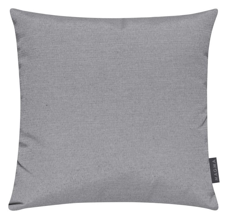 Magma Kissenhülle Fino grau 40 x 40 cm