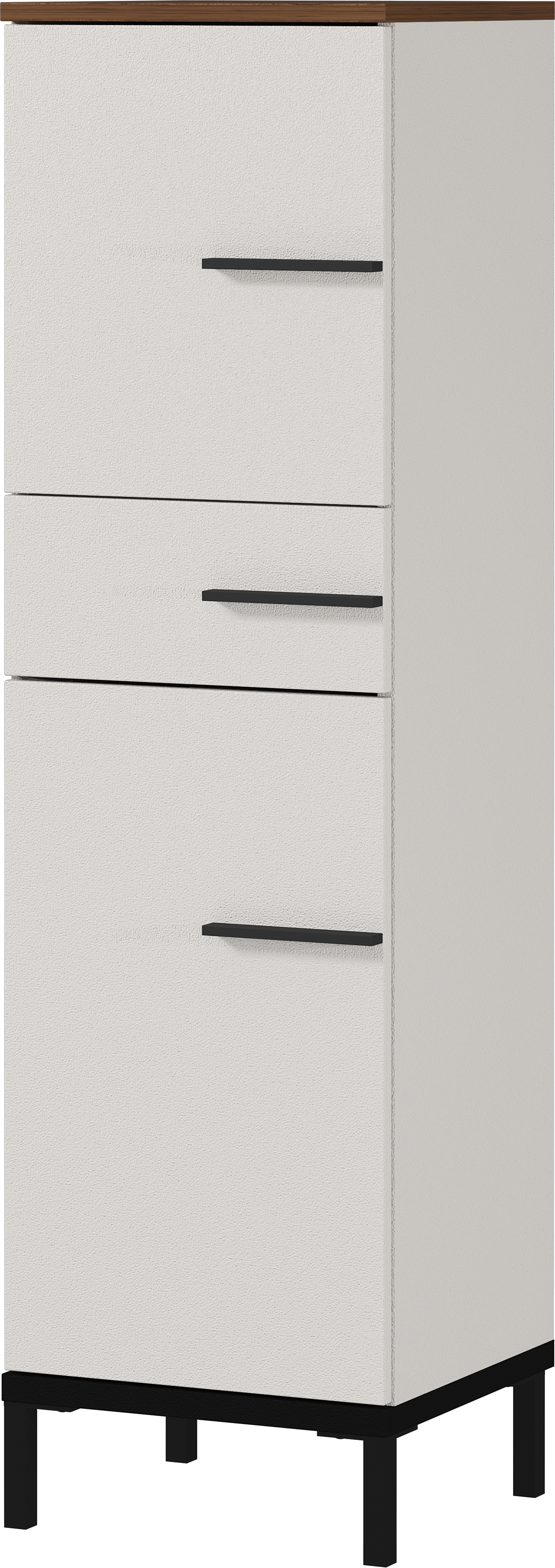 Mediumschrank BARCELONA mit 2 Türen und 1 Schubkasten B/H/T ca. 34 x 123 x 34 cm