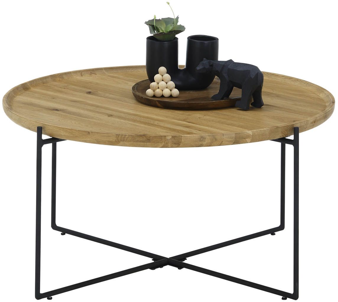 MCA furniture Couchtisch Trangie Eiche Ø 80 cm