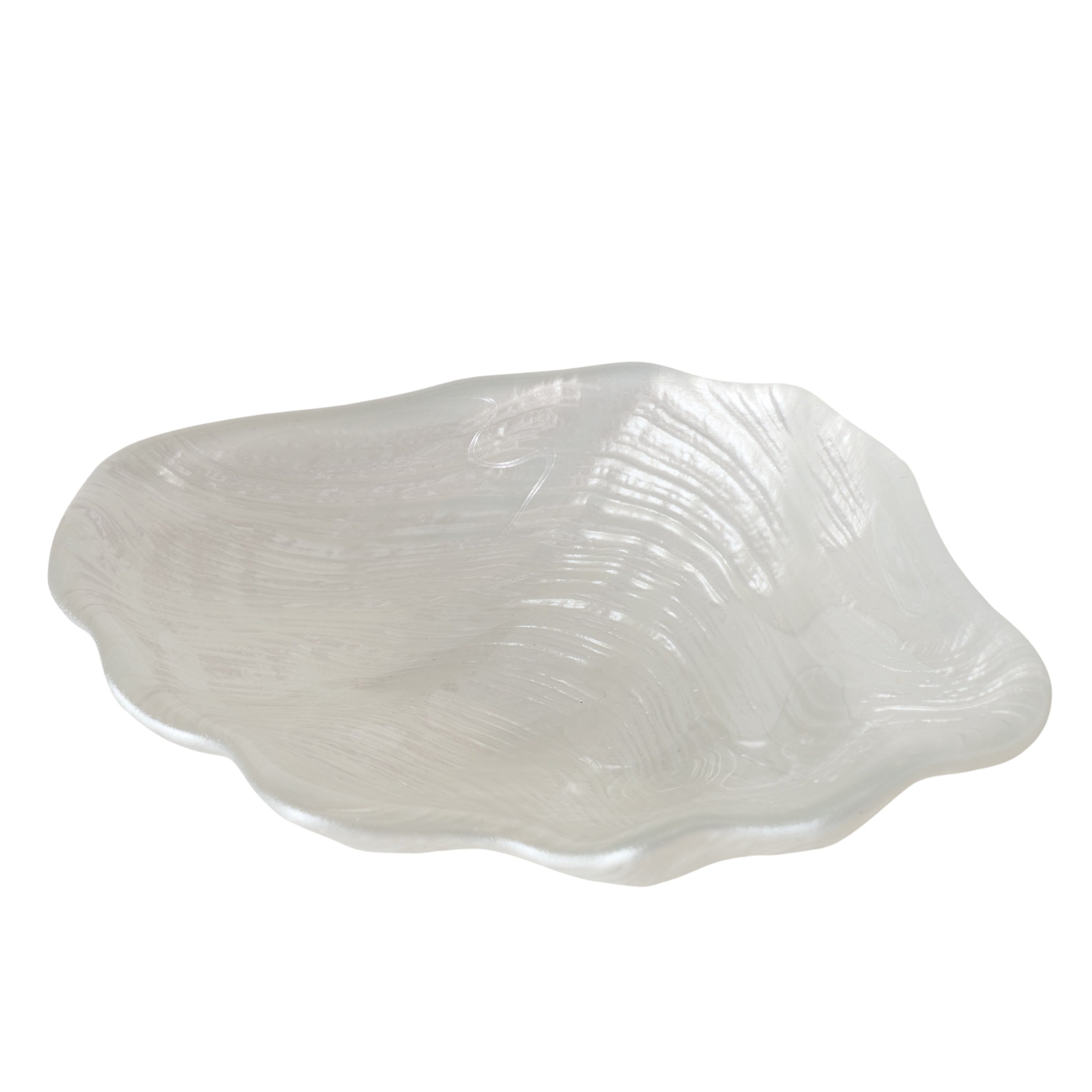 Boltze Schale Venus – Elegante Deko‑Schale aus Glas mit weicher Wellenform