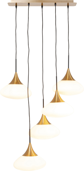 Hängeleuchte gold - 70 x 140 cm - KARE Gocce