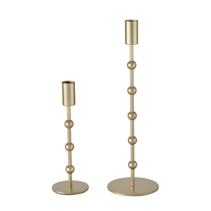 Boltze Kerzenleuchter Kimberly gold H 30 cm