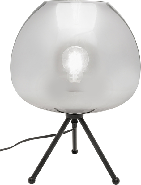 Tischleuchte grau - 43 cm - KARE Sphere Smoke