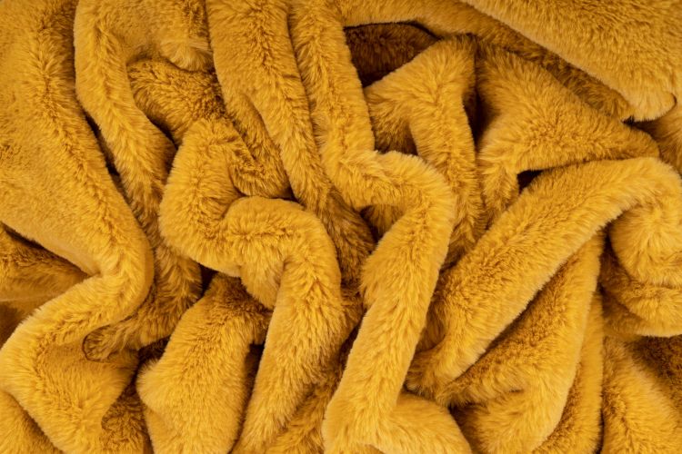 Lalee Kuscheldecke Heaven yellow 150 x 200 cm