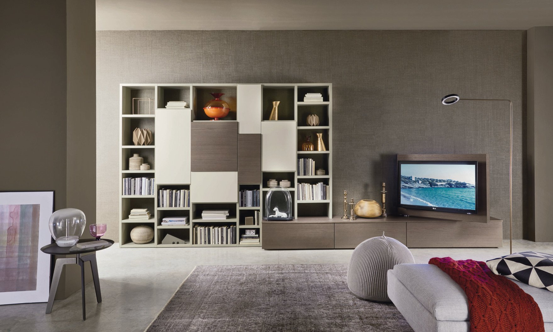 San Giacomo Wohnwand L5C45 Lampo