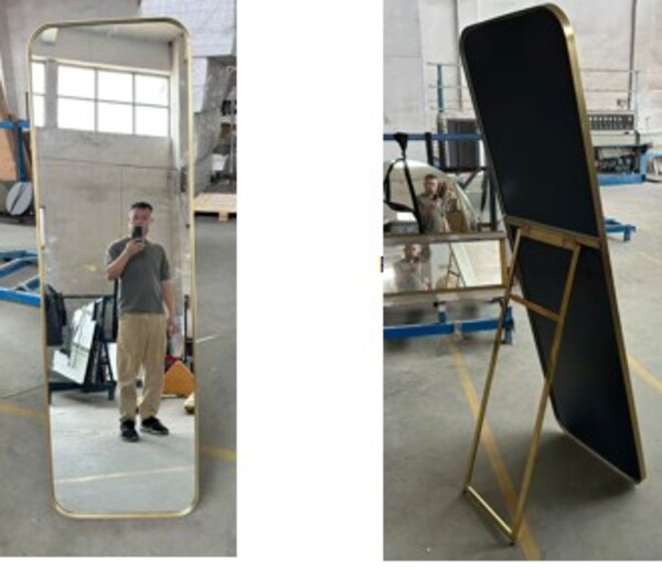 Standspiegel gold - 50 x 160 cm - KARE Simply Brass