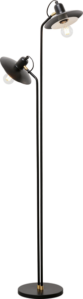 Stehleuchte schwarz - 149 cm - KARE Speaker Duo