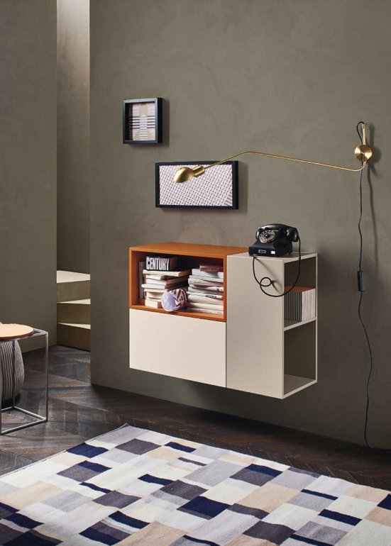 San Giacomo Wohnwand L5C09 Lampo