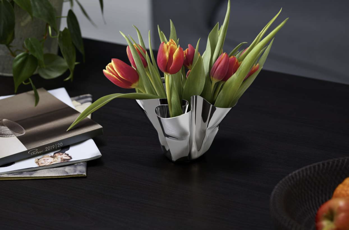 Philippi Windlicht Margeaux silber 12x17cm