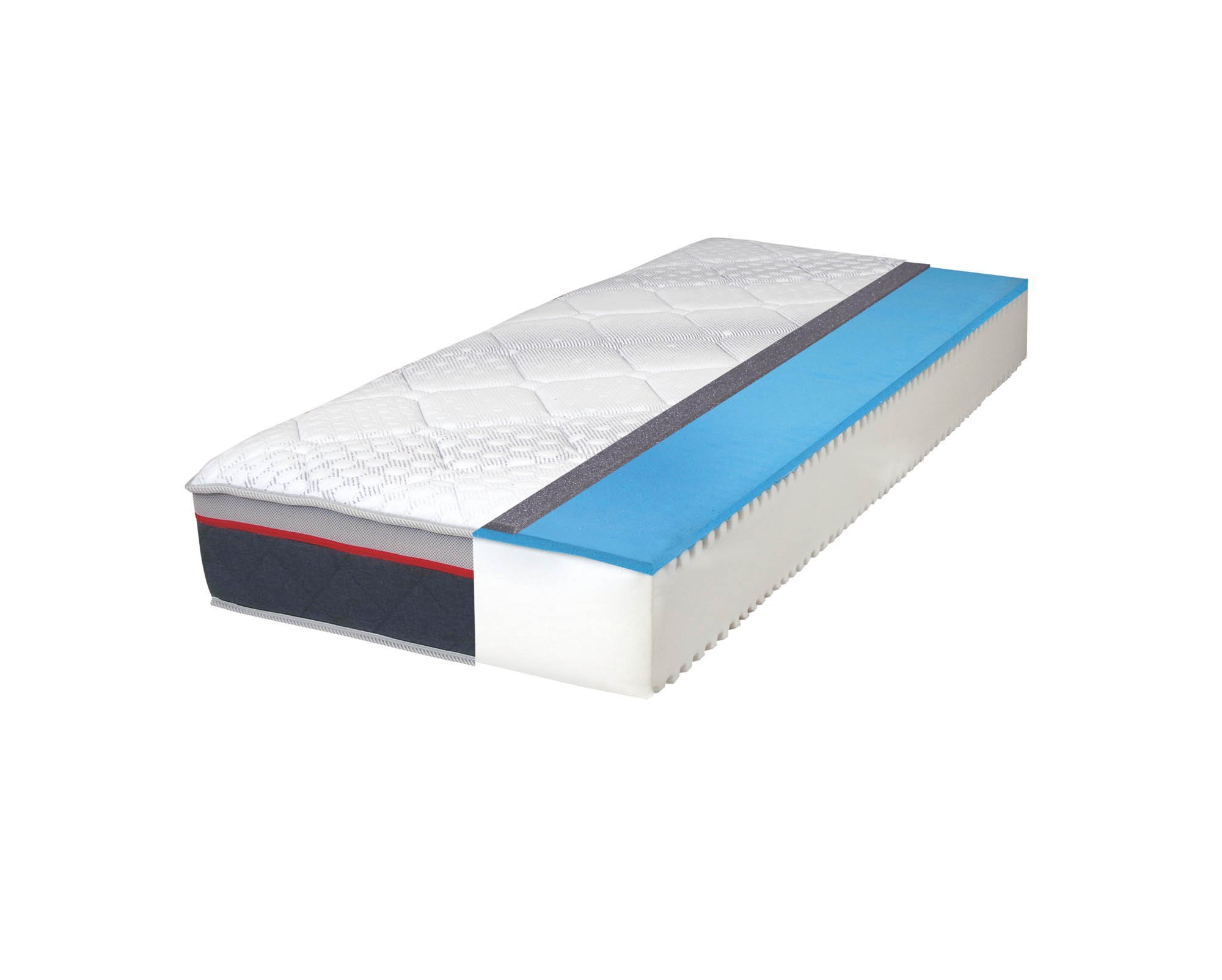 sun garden Matratze Memo Blu Viskoelastikschaum 90 x 200 cm