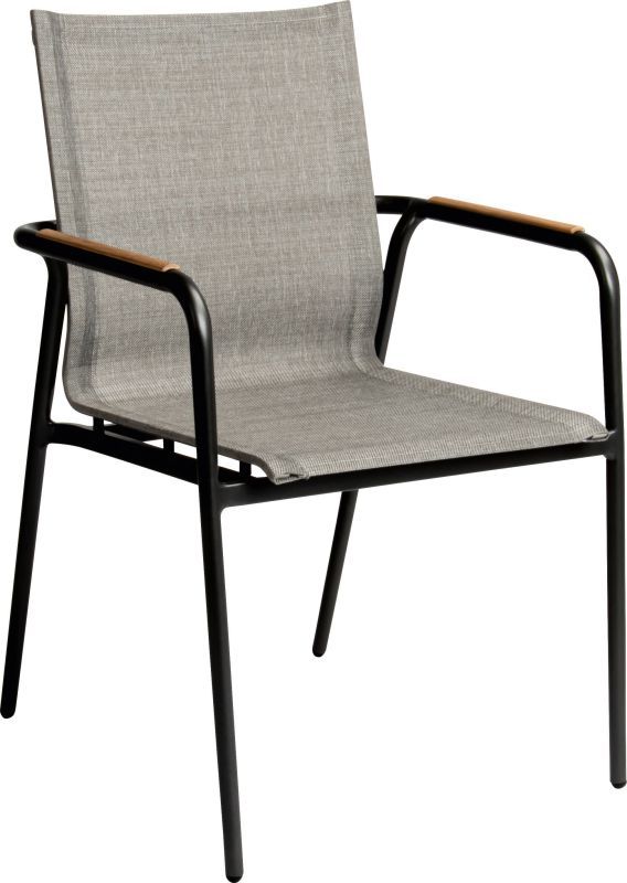 Stern Stapelsessel Vento grau 56 x 91 cm