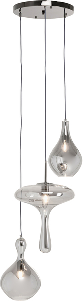 Hängeleuchte silber - Ø45 cm - KARE Goccia