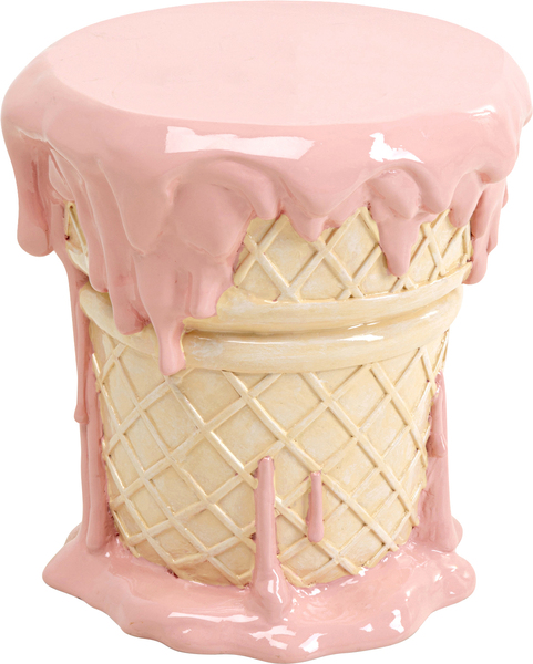 Hocker pink - Ø37 cm - KARE Ice Cream Pink