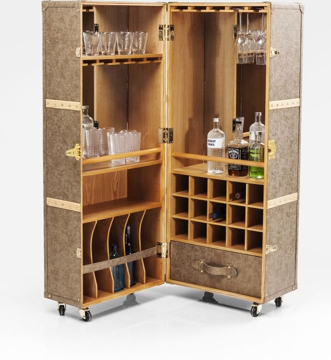 KARE Schrankkoffer Bar West Coast 151,50cm