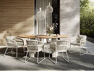 Niehoff (Musterring) Esstisch JUSTB! MUSTERRING - B/H/T ca.  200 x 76 x 110 cm