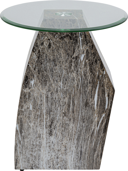 Beistelltisch grau - Ø45 cm - KARE Rocky