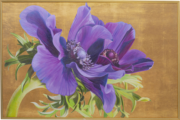 Gerahmtes Bild gold - 150 x 100 cm - KARE Violet