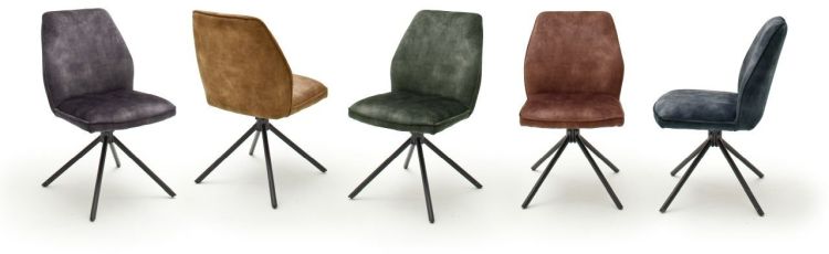 MCA furniture 4 Fuß Stuhl drehbar Ottawa curry