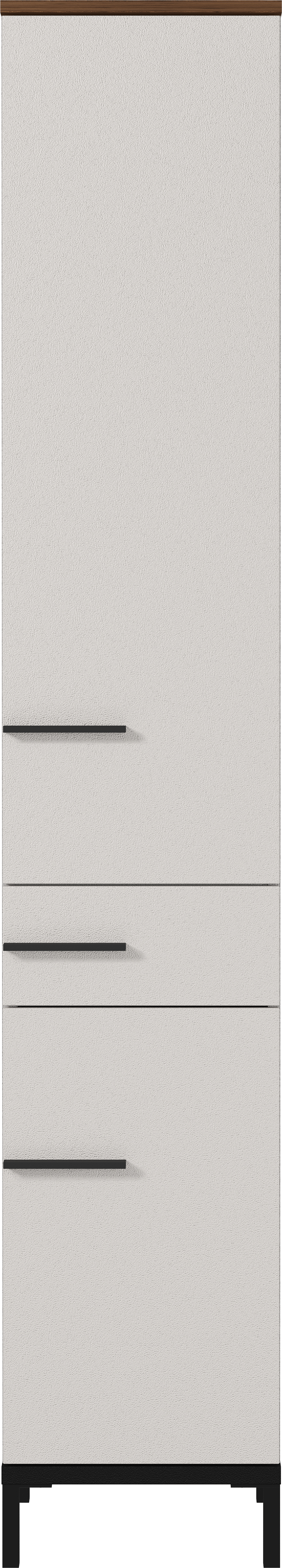 Hochschrank BARCELONA mit 2 Türen und 1 Schubkasten B/H/T ca. 34 x 190 x 34 cm