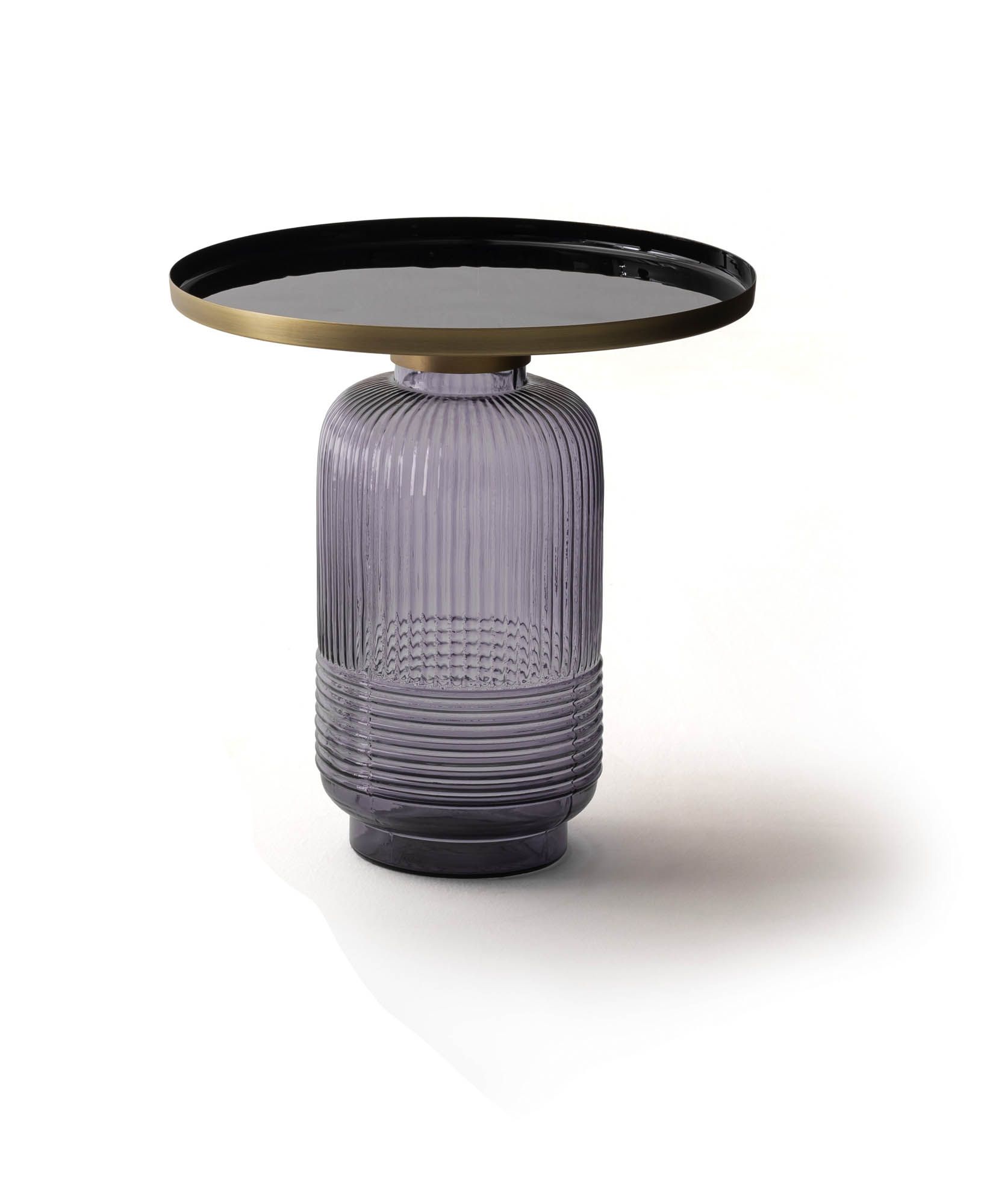 Concept Beistelltisch Norman schwarz Ø 45 cm