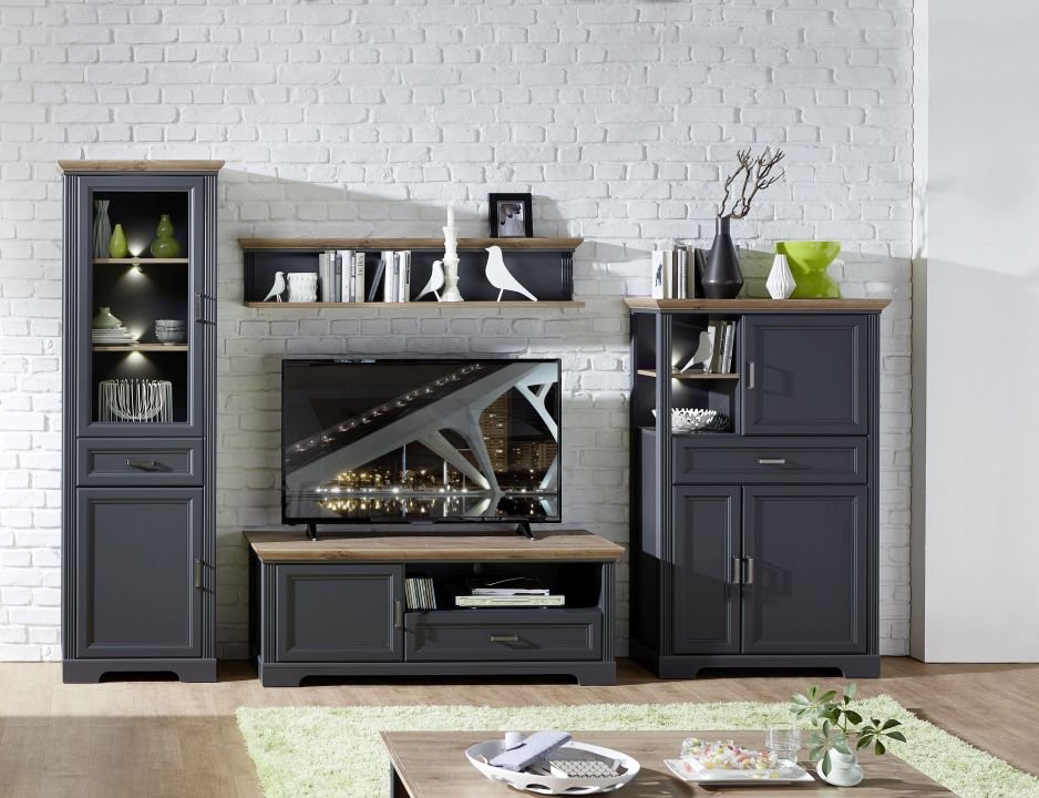 Innostyle Wohnkombination I Jasmin graphit 326 x 204 cm