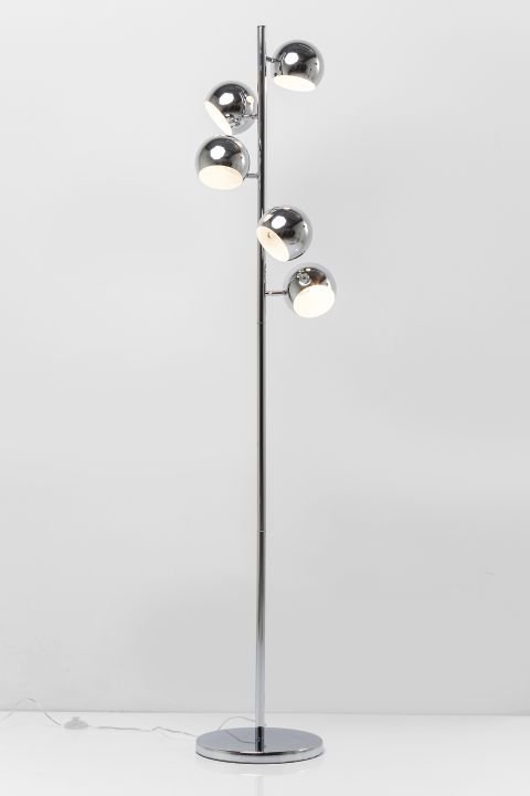 KARE Stehleuchte Chrom - Calotta 5er Chrome