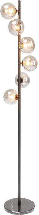 KARE Stehleuchte Schwarz / Klar - Scala Balls schwarz