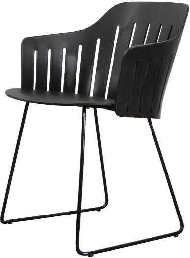Cane-line Schalenstuhl Choice schwarz