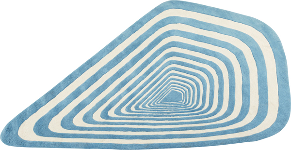 Teppich blau - 200 x 300 cm - KARE Electric Diamond Blau