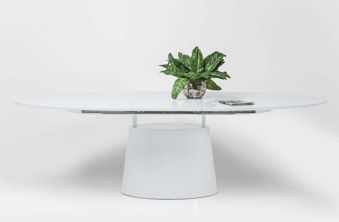 KARE Ausziehtisch Benvenuto Weiß 75,00cm