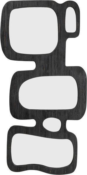 Wandspiegel schwarz - 89 x 199 cm - KARE Art Shapes
