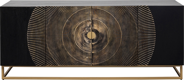 Sideboard braun - 177 x 75 cm - KARE Madeira Dunkel
