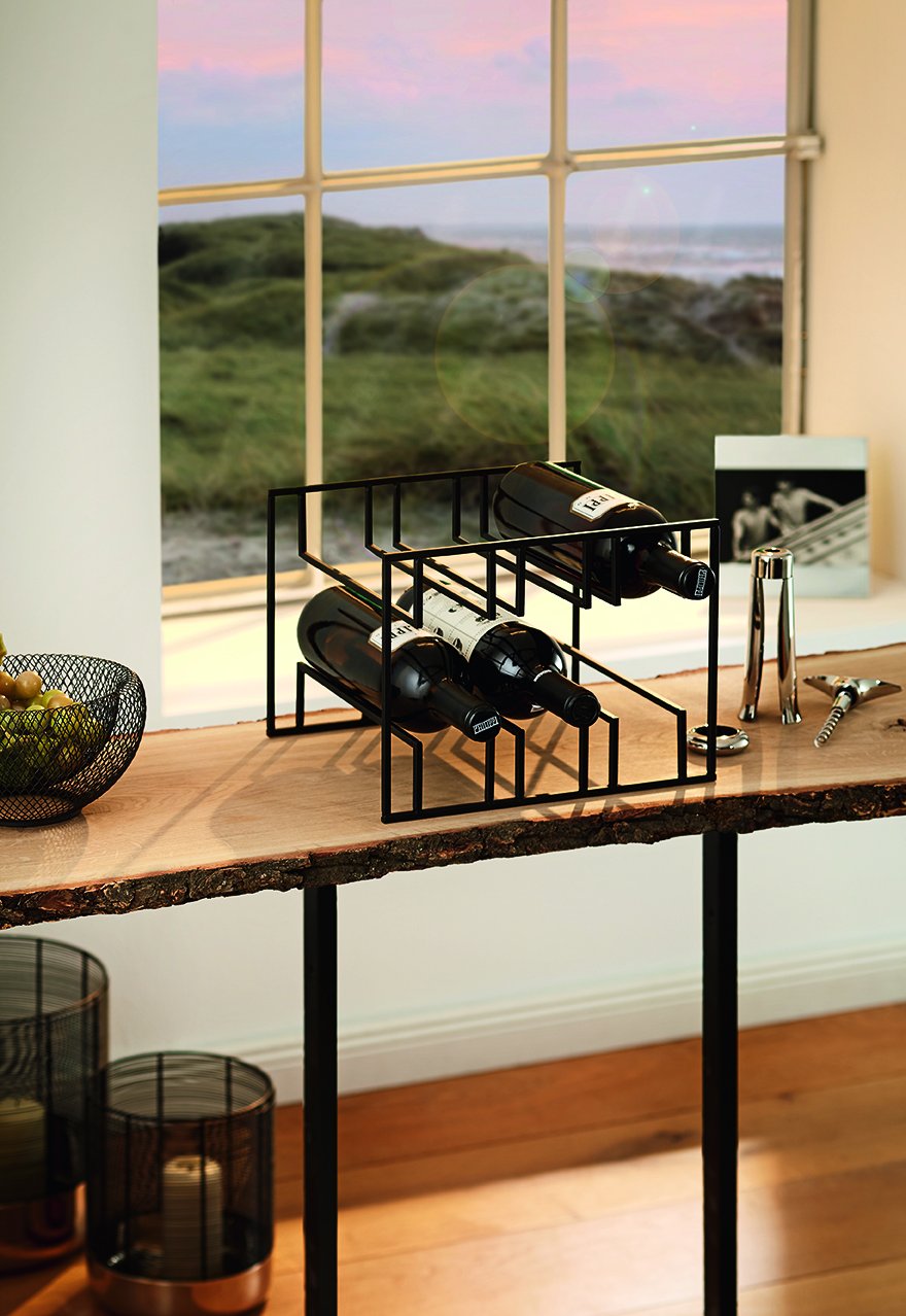 Philippi "Cubo" Weinregal für 6 Flaschen , B x L x H : 25 x 28,5 x 21 cm , 236005