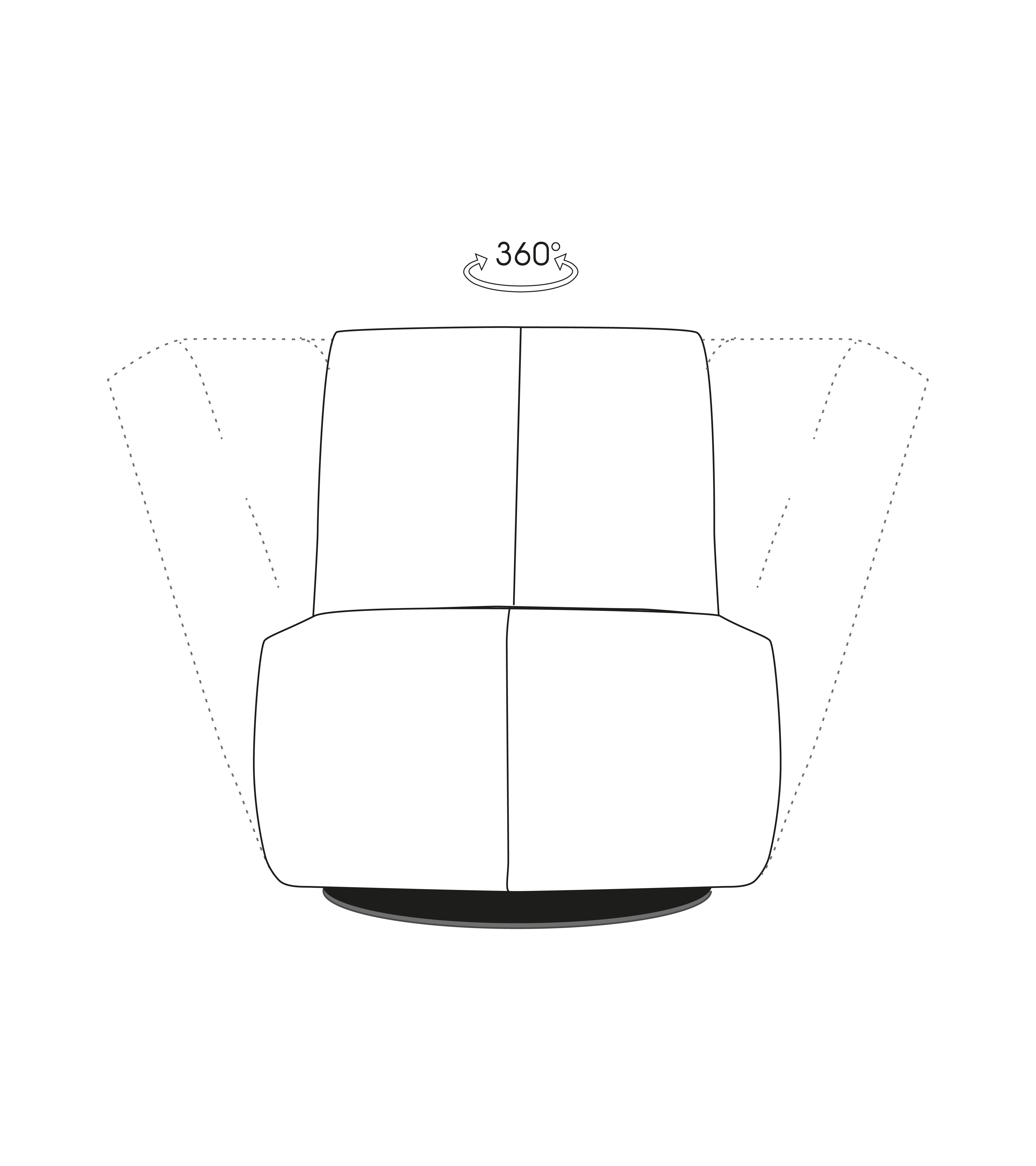 bullfrog Sessel TWISTER - AUSSTELLUNGSSTÜCK