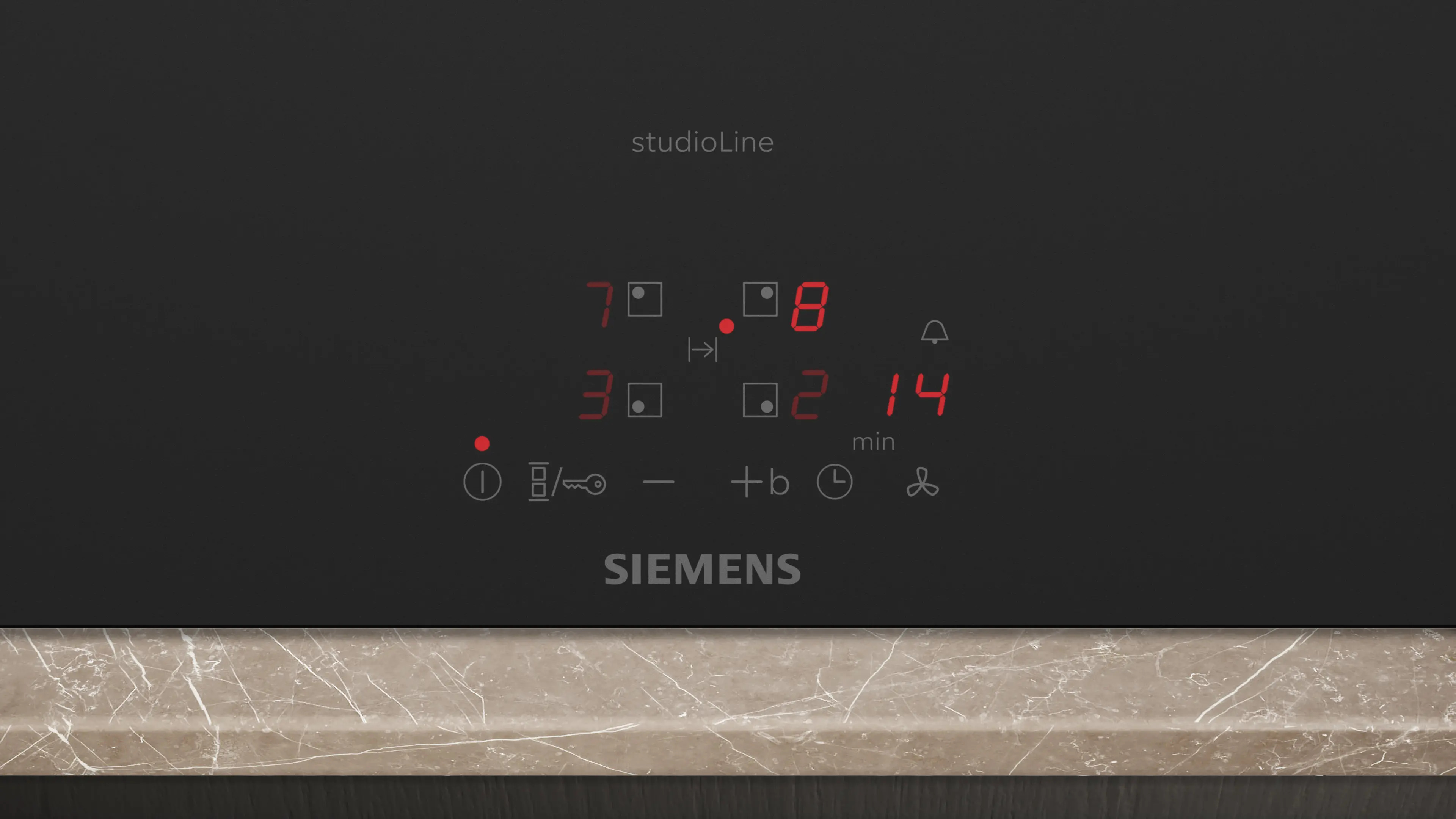 Siemens iQ300 ED87BBS16E – Induktionskochfeld mit integriertem Dunstabzug