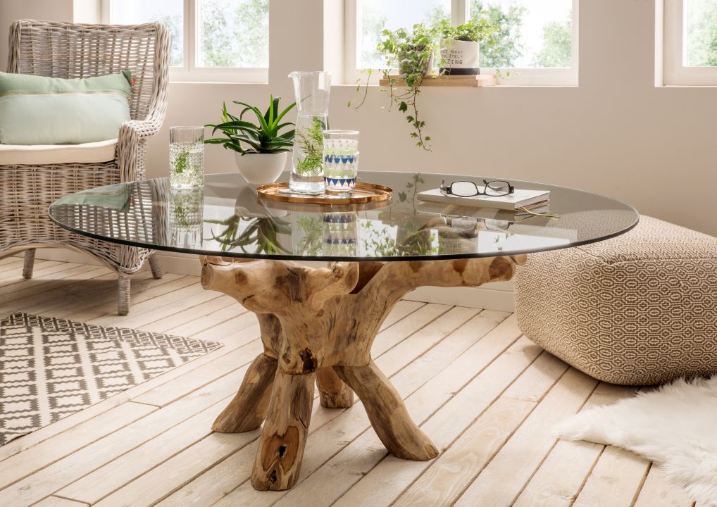 Wurzel Couchtisch D80 NORMAN - AUSSTELLUNGSSTÜCK