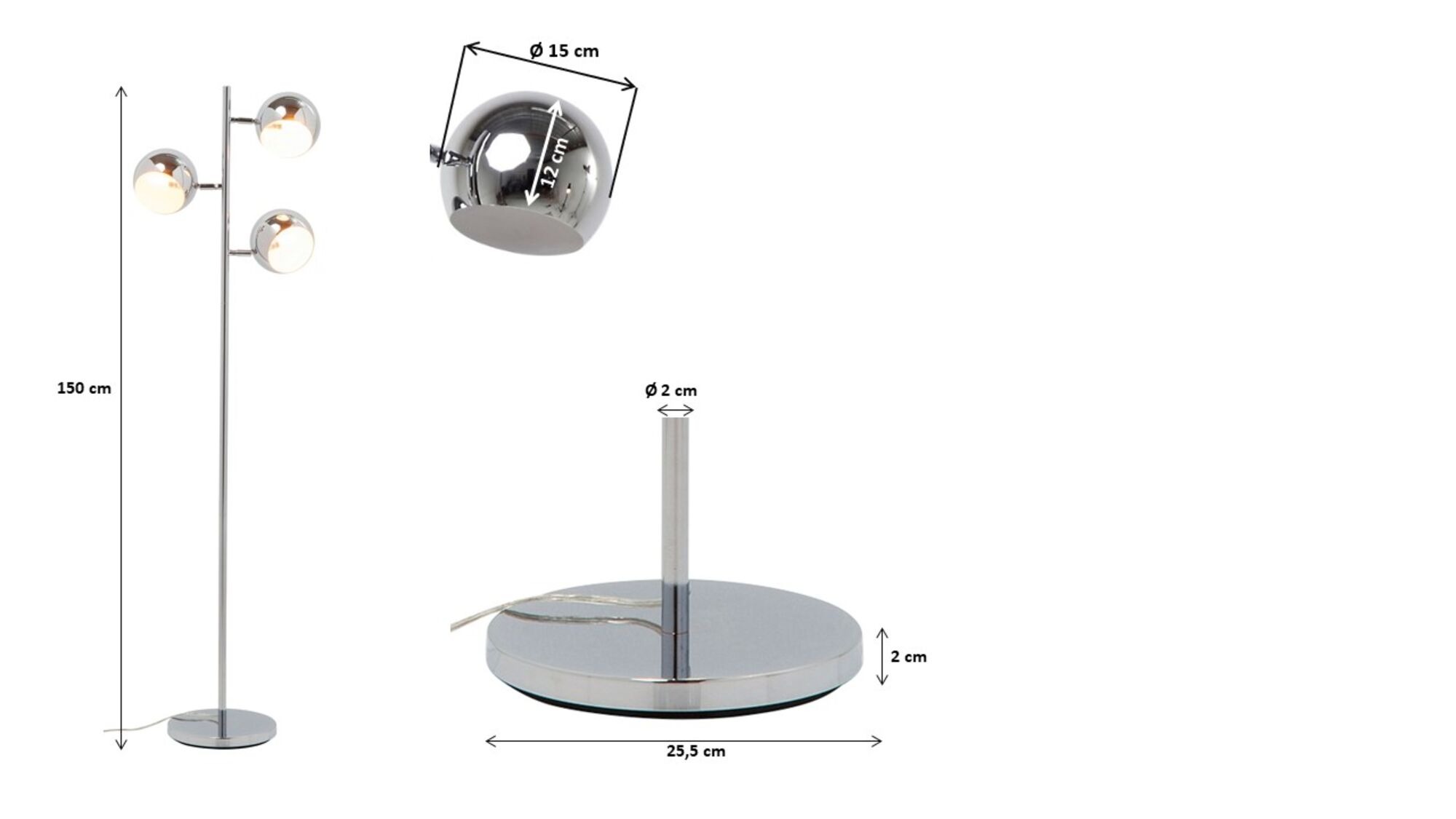 KARE Stehleuchte - Calotta