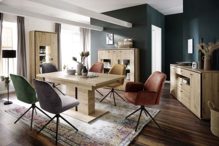 MCA furniture 4 Fuß Stuhl drehbar Ottawa curry