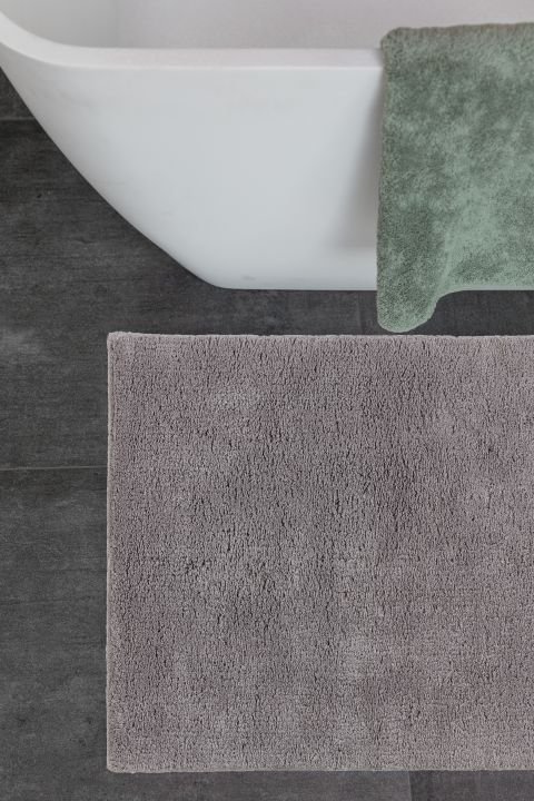 Schöner Wohnen Kollektion Badteppich Uni Hellgrau , 40 x 60 cm, 1940015190042/18853