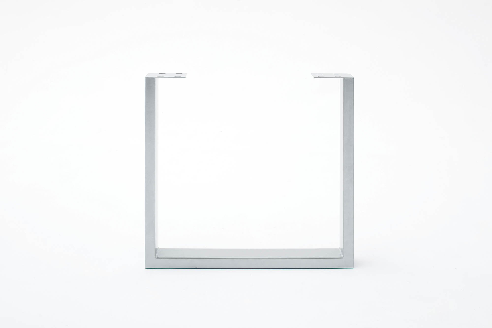 Elfo Möbel Esstisch Kernbuche geölt Keilgezinkt mit gerader Kante , Gestell: U-Fuß Edelstahl , 160 x 100 cm , Walton S1006316+S3000TUE